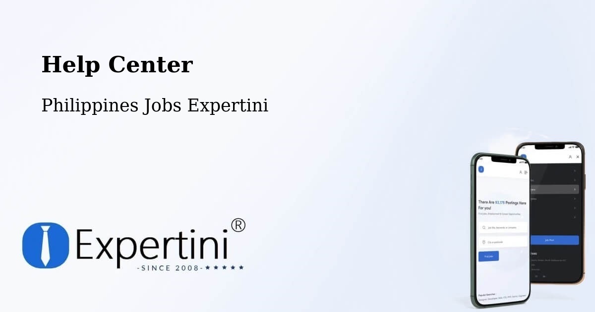 Help Center – Olutanga - Philippines Jobs Expertini