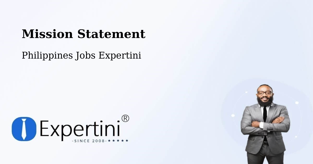 Corporate Mission – Olutanga - Philippines Jobs Expertini