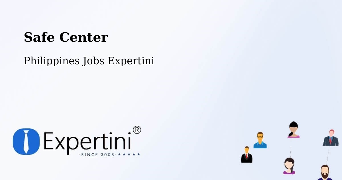 Safety Center – Olutanga - Philippines Jobs Expertini