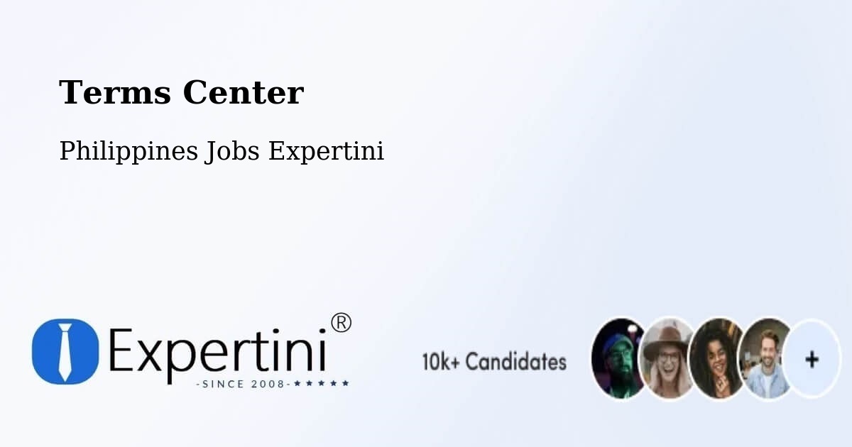 Terms of Service – Olutanga - Philippines Jobs Expertini